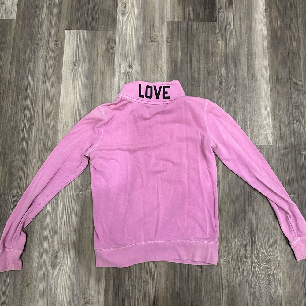 PINK Victoria Secret Pullover Sweatshirt, Bright Purple/Pink Sz XS - Picture 3 of 4